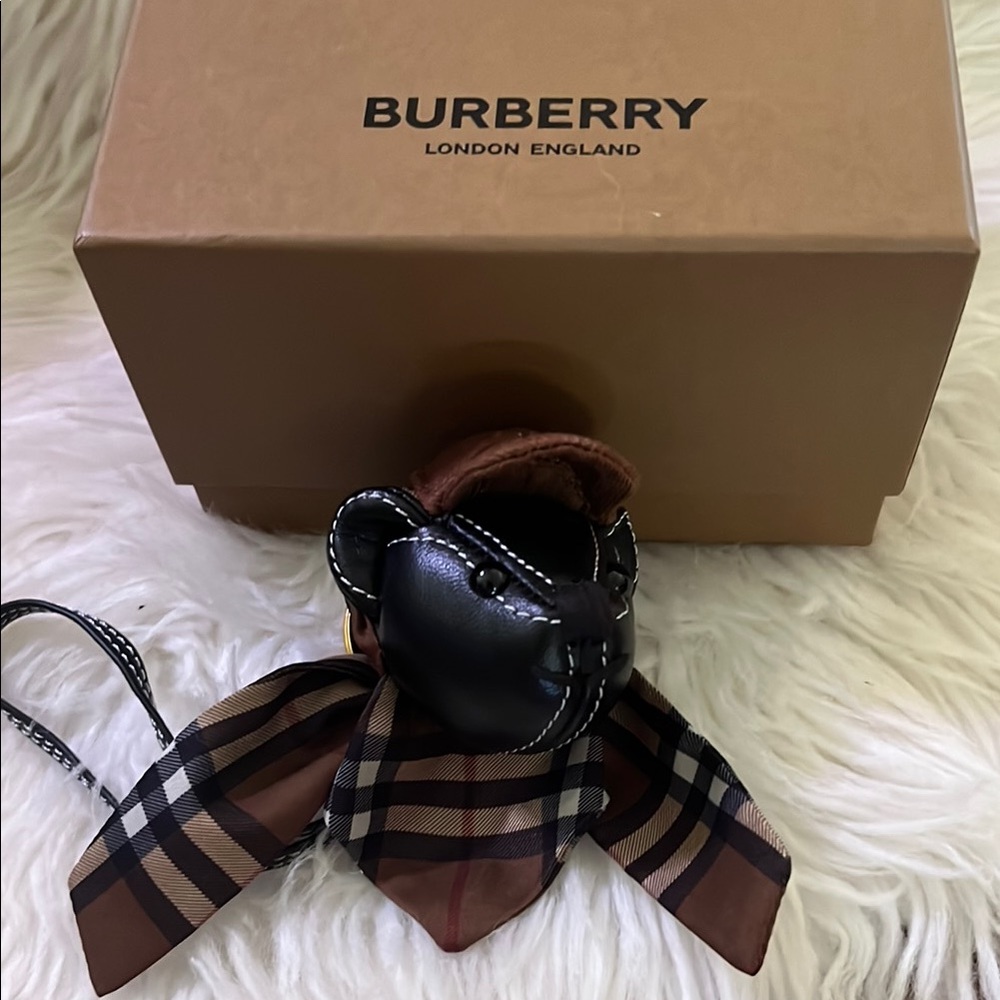 Burberry Luxury bag charm- brand new never used.